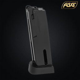 ASG - Chargeur M9 Co2 25 billes pour réplique GBB M9 ASG, KJ Works - 16863