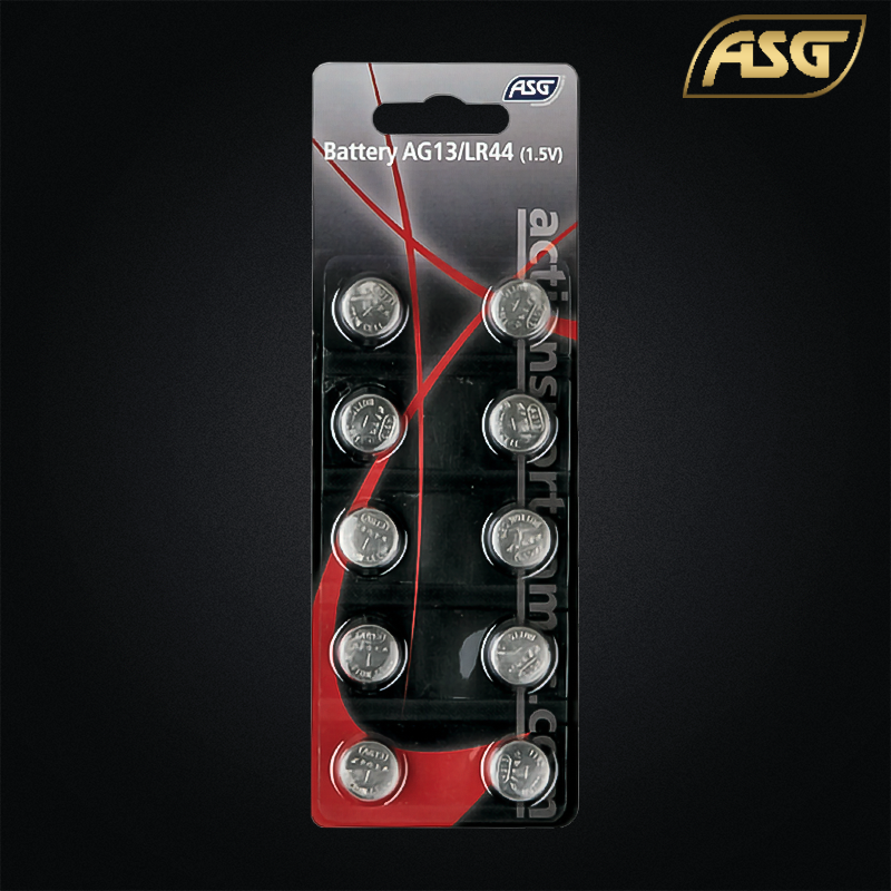 ASG - Pack de 10 piles LR44, AG13 1,5v- 16694