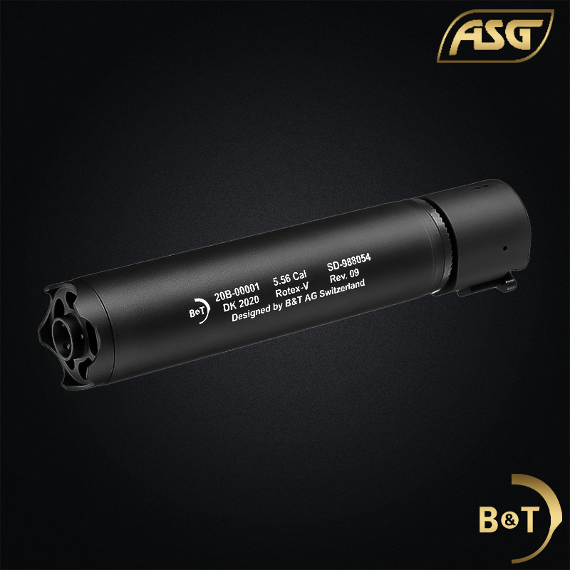 ASG - B&T silencieux Rotex-V™ Mud QD (Quick Detach), noir - 19561