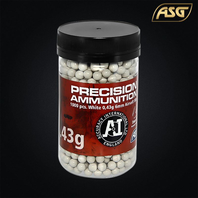 ASG - Bouteille de 1000 billes 0,43gr ACCURACY™ Airsoft - 18724