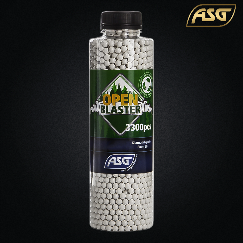ASG - Bouteille de 3300 billes Bio 0,20gr OPEN BLASTER™ - 19419