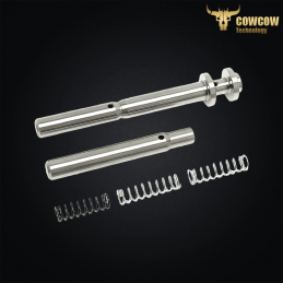 Cowcow - Guide rod RM1 pour Hi-capa Tokyo Marui, GBB, chromé - CCT-TMHC-005