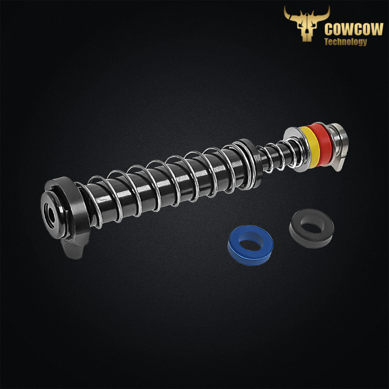 Cowcow - Set guide-ressorts de rappel pour G17 Gen4 Tokyo Marui, noir - CCT-TMG-058