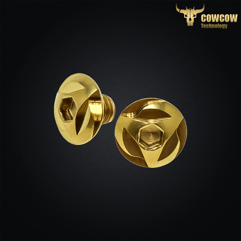 Cowcow - Set de vis or pour grip Hi-capa - CCT-TMHC-129