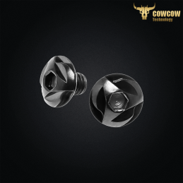 Cowcow - Set de vis noir pour grip Hi-capa - CCT-TMHC-128