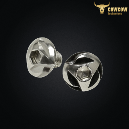 Cowcow - Set de vis chromé pour grip Hi-capa - CCT-TMHC-127
