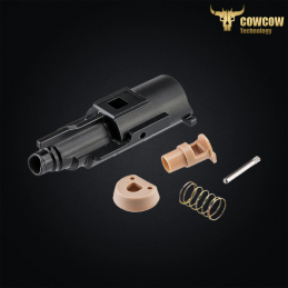 Cowcow - Set nozzle complet aluminium pour AAP-01, noir - CCT-AAP01-048