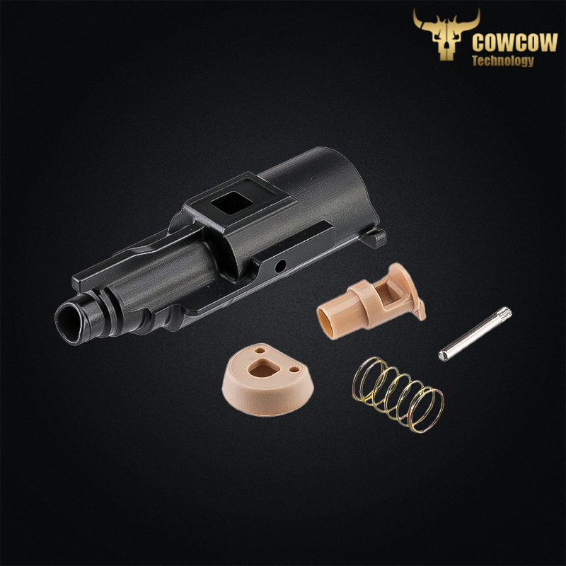 Cowcow - Set nozzle complet aluminium pour AAP-01, noir - CCT-AAP01-048