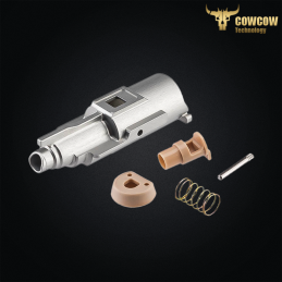 Cowcow - Set nozzle complet aluminium pour AAP-01, chromé - CCT-AAP01-047