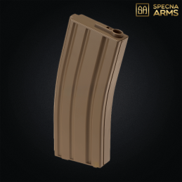 Specna Arms - Chargeur mid-cap 140 billes Tan Airsoft - SPE-05-025500