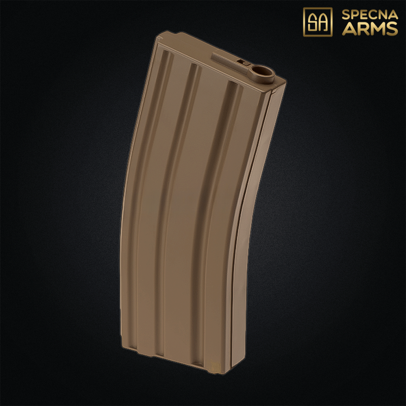 Specna Arms - Chargeur mid-cap 140 billes Tan Airsoft - SPE-05-025500