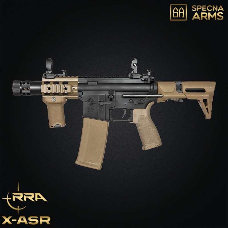 Specna Arms - Réplique SA-E10 PDW, EDGE™ X-ASR™, Rock River Arms™, Half Tan - SPE-01-026716