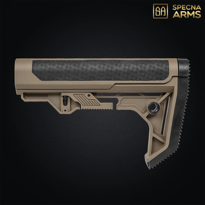 Specna Arms - Crosse tactique SAAS™ Light OPS pour M4, M16 AEG, half-tan - SPE-09-041089