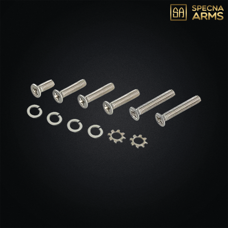 Specna Arms - Set de 6 vis pour gearbox version 3 AEG - SPE-08-023692