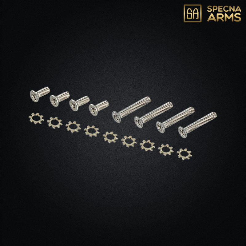 Specna Arms - Set de 8 vis pour gearbox version 2 AEG - SPE-08-023690