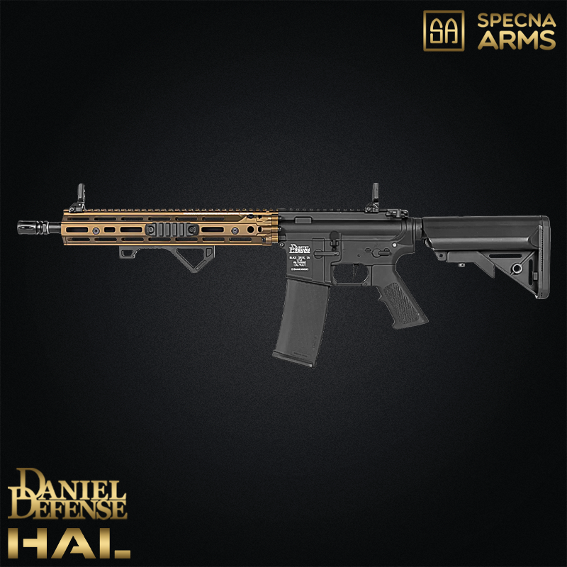 Specna Arms- Réplique SA-C28 RIS III Daniel Defense™, Core™, mosfet HAL™, Chaos Bronze - SPE-01-047133