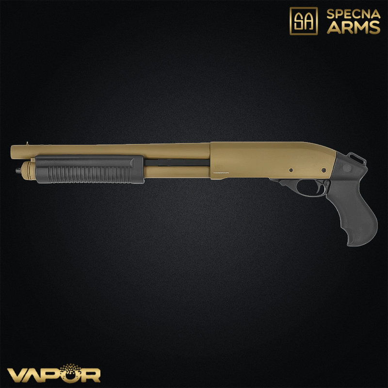 Specna Arms - Fusil à pompe SA-VGS18 VAPOR™, 3-6 Burst, Green Gas, Half-Tan - SPE-02-047935