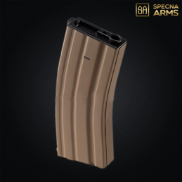 Specna Arms - Chargeur hi-cap 300 billes pour M4, tan - SPE-05-010630