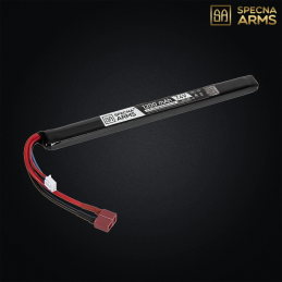 Specna Arms - Batterie LiPo 7,4v 1200mAh 20/40C C, 1 stick AK, Scorpion EVO, dean - SPE-06-029458