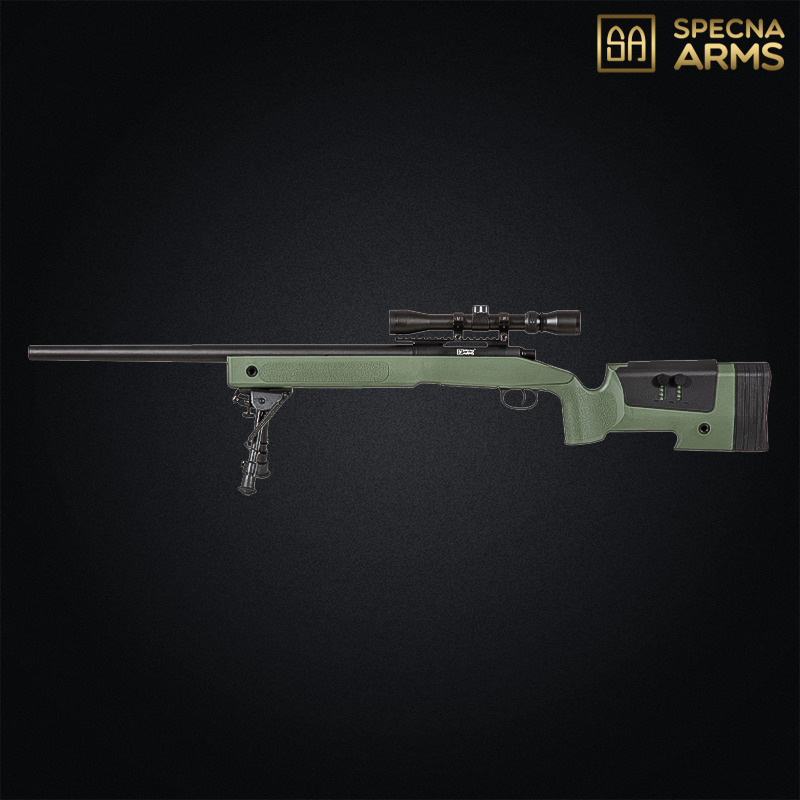 Specna Arms - Réplique sniper SA-S02 Core™, pack complet, Olive Drab - SPE-03-026053