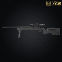 Specna Arms - Réplique sniper SA-S02 Core™, pack complet, noir - SPE-03-026051