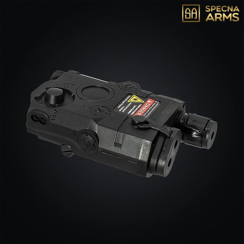 Specna Arms - Boitier de batterie PEQ15 factice, noir - SPE-06-025426