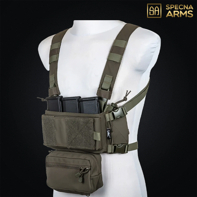 Specna Arms - Tactical adaptive V2 chest rig SATAC™, Olive Drab - SPE-18-041874