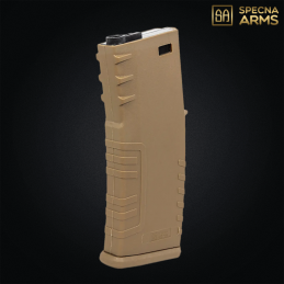 Specna Arms - Chargeur mid-cap 120 billes pour M4, Dark Earth - SPE-05-046330
