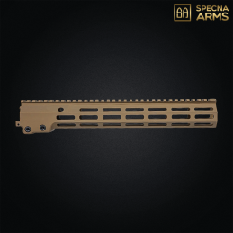 Specna Arms - Garde-mains 13.5 pouces SAAS™, U-Style, M-lok pour AR15, M4, Chaos Bronze - SPE-09-044955