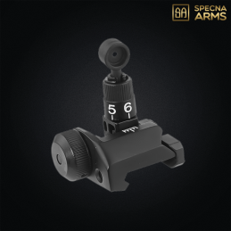 Specna Arms - Mire arrière flip-up 600M métal, ONE™ - SPE-09-005533