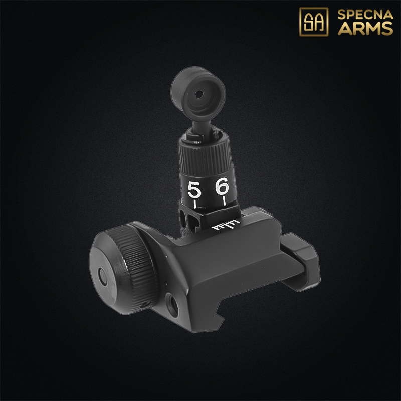 Specna Arms - Mire arrière flip-up 600M métal, ONE™ - SPE-09-005533
