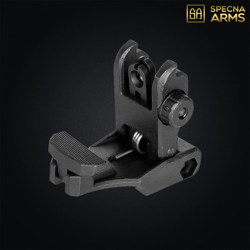 Specna Arms - Mire avant Flip-Up CORE™, EDGE™, noir - SPE-09-027544