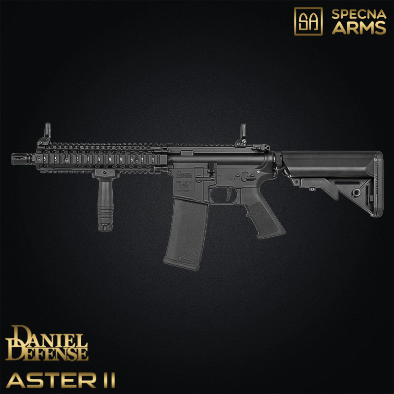 Specna Arms- Réplique MK18 SA-P19 Prime™, Daniel Defense, noir - SPE-01-043637