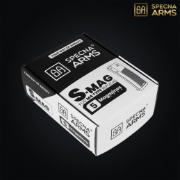 Specna Arms - Pack de 5 chargeur Mid-Cap S-MAG™ 120 Billes pour M4, noir - SPE-05-025718