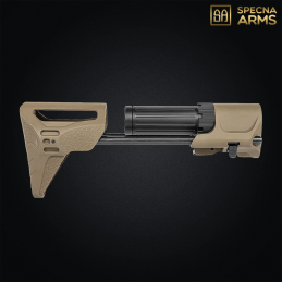 Specna Arms - Crosse tactique SAAS™ PDW pour M4 AEG Airsoft, Tan - SPE-09-028596