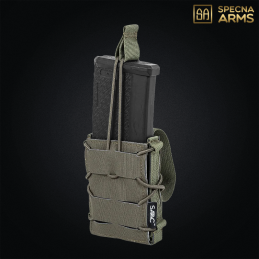 Specna Arms - Poche Open SATAC™ pour chargeur M4, AK, G36, MOLLE, Olive Drab - SPE-19-041832