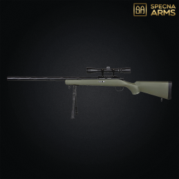 Specna Arms by Wellpro - Réplique sniper SA-S12 Edge™, pack complet, olive - SPE-03-039585
