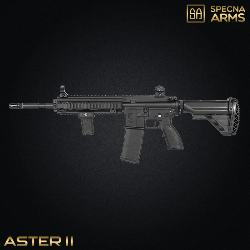 Specna Arms - Réplique HK416 SA-PH21 Prime™, Aster II™, noir - SPE-01-044127