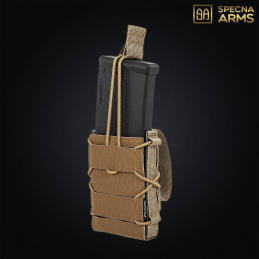 Specna Arms - Poche Open SATAC™ pour chargeur M4, AK, G36, MOLLE, Tan - SPE-19-041833