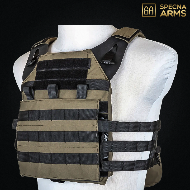 Specna Arms - Plate carrier SATAC™, waistcoat, MOLLE, Ranger Green - SPE-18-042486
