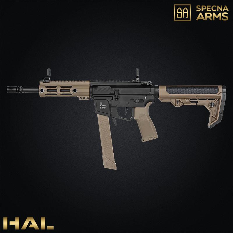 Specna Arms- Réplique SA-FX01, M-Lok, Flex™ Gen2, mosfet HAL™, Half-Tan - SPE-01-047453