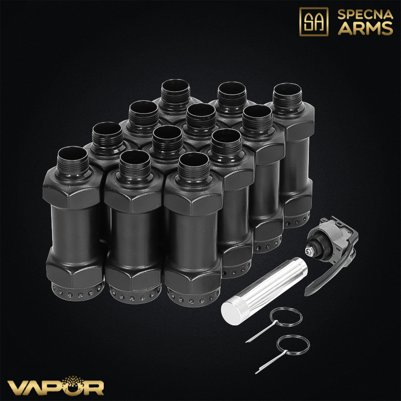 Specna Arms - Pack de 12 grenade VAPOR™ avec détonateur - SPE-14-048365