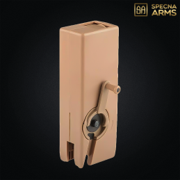 Specna Arms - Speedloader 1000 billes pour chargeur M4 AEG, tan - SPE-05-036227
