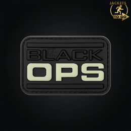 JTG - Patch 3D PVC Black OPS, phosphorescent