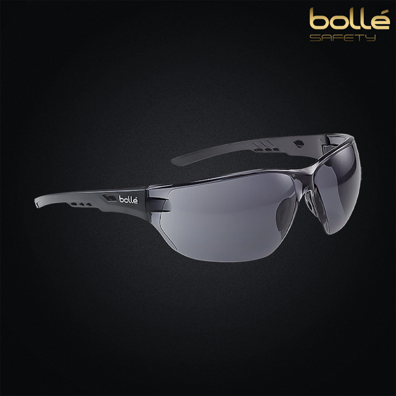 Bollé Safety - Lunette de protection NESS, Smoke, Platinum - NESSPSF
