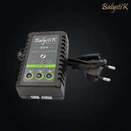 Balystik - Chargeur de batterie 20W LiPo/Li-ion 7,4v et 11,1v