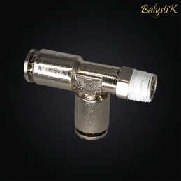 Balystik - Coupleur 1/8 male Y double entrée, Macroline 6mm