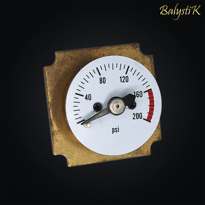 Balystik - Manomètre 0-200PSI pour régulateur HPR800C