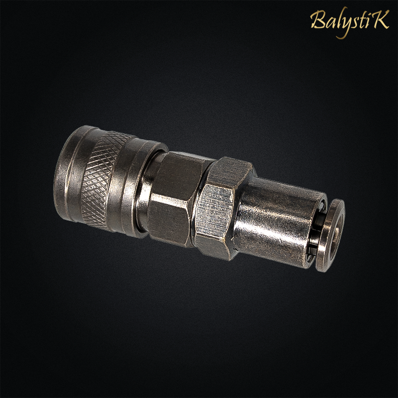 Balystik - Coupleur femelle avec entrée Macroline 6mm, US version