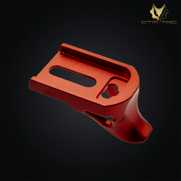 CTM.TAC - Magazine base plate Fuku-2 pour chargeur AAP, Glock, rouge - CTM-1075